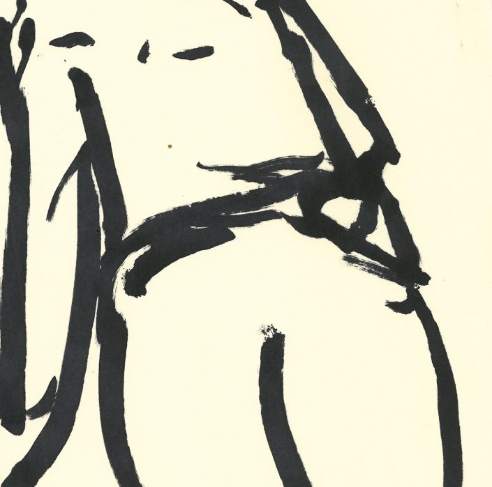Leicht gebeugt